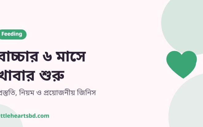 ৬ মাসের শিশুর প্রথম খাবার — নরম চামচ, ম্যাশ বাটি ও বিব
